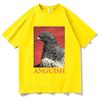 Anguish T-shirt Cute Funny Meme Pigeon Print T Shirts Summer Men Women Casual Oversized Short Sleeve Tshirt Male Vintage Tees