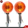 2Pcs For Honda CB350 CT70 CT90 XL100 CM400 CB450 CB750 Turn Signal Light 8mm 12V