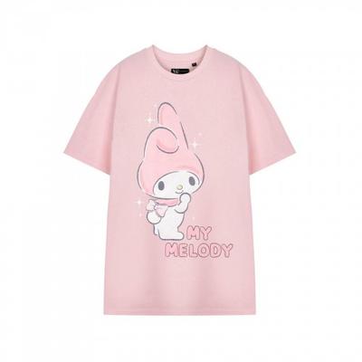 Womens/Ladies My Melody Short-Sleeved T-Shirt