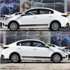WRC Racing Car Decals: Universal Decorative Side Skirt and Waistline Stickers