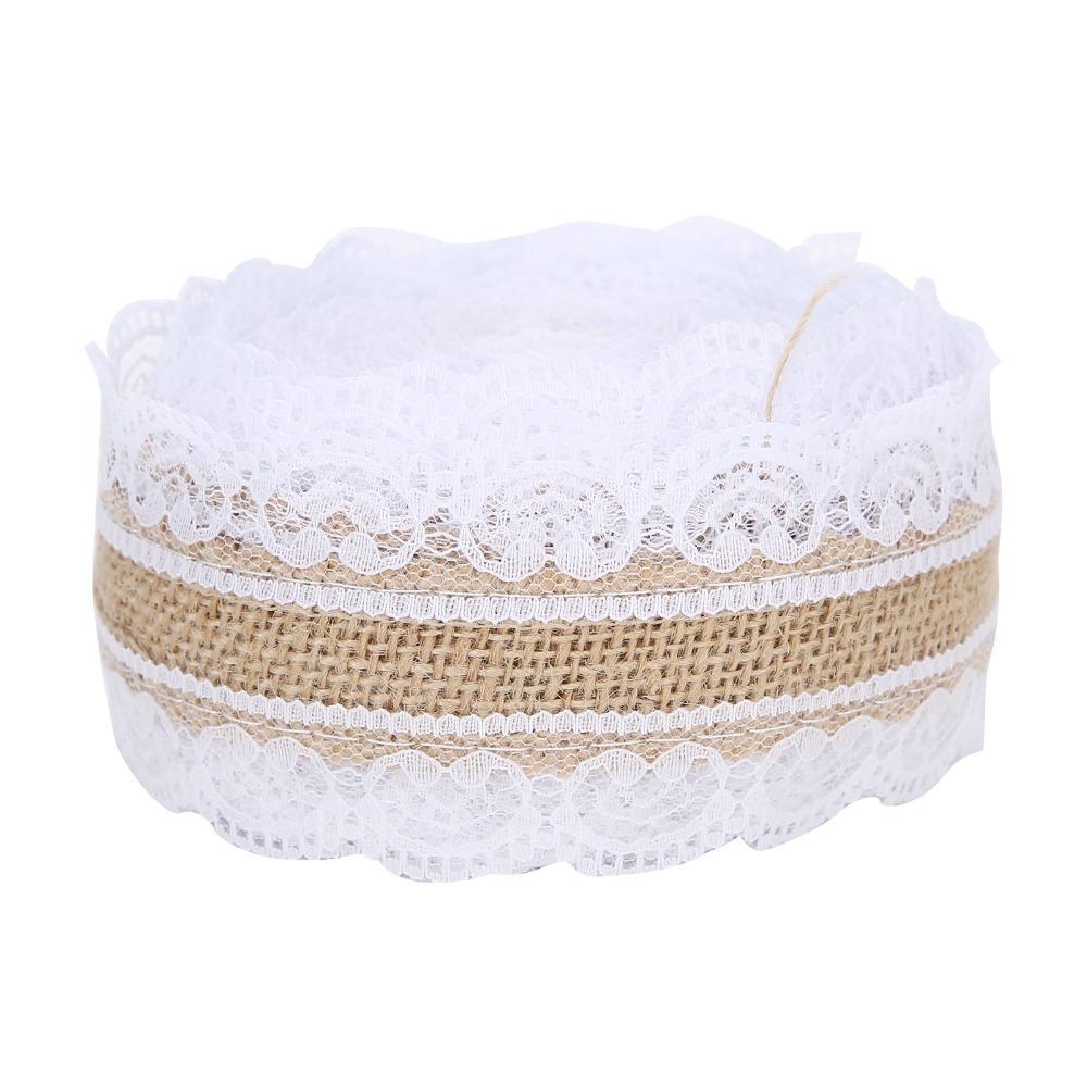 

Easy Use 10M Jute Roll Jute Wave Craft Ribbon Lace Vintage Wedding Decor Party Supply L