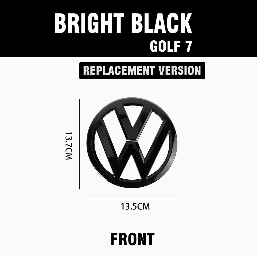 

2026 Hot For VOLKSWAGEN VW 1/2Pcs Car Front Bonnet Grill Rear Trunk Emblem Logo Cover Replacement Badge For Volkswagen VW Golf 7 XXXXL