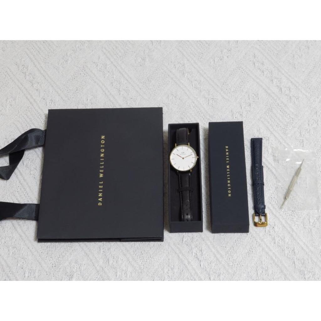 Used [Battery Replaced] Daniel Wellington Petite Sheffield Gold