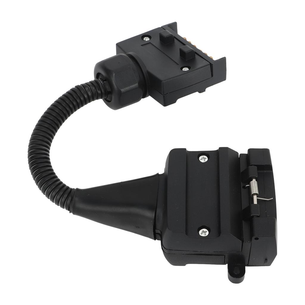 Trailer Adapter 7 Pin Flat Male Plug To 12 Pin Flat Female Socket Caravan Connector