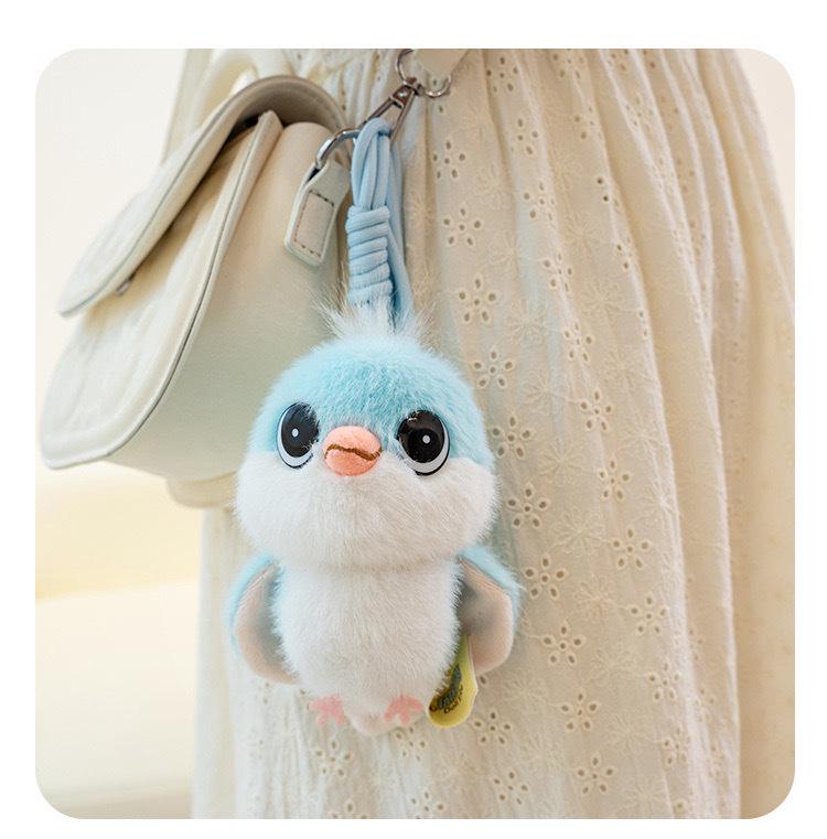 Adorable Sparrow Plush Charm Doll Ornament