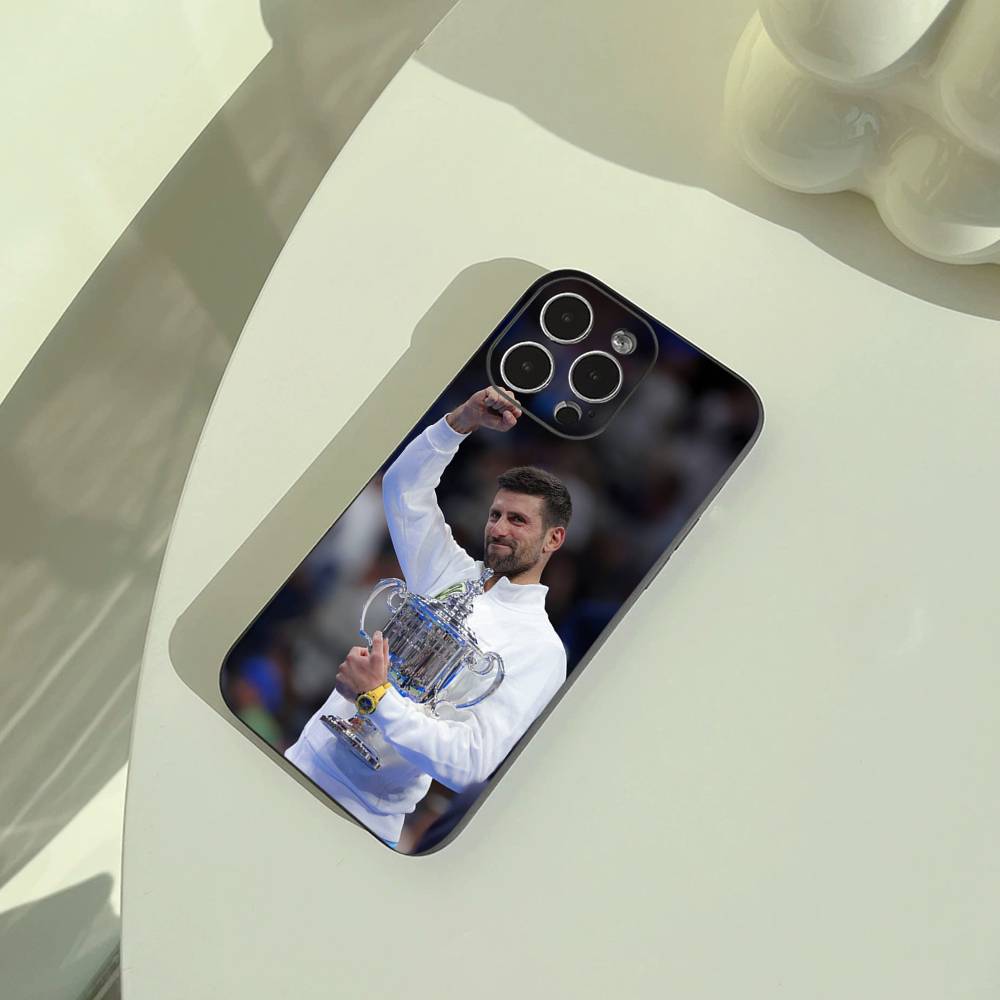 Novak Djokovic-Tennis Phone Case For iPhone 17,16,15,14,13,12,11 Pro Max,16/15/14Plus,XS Soft Black Cover