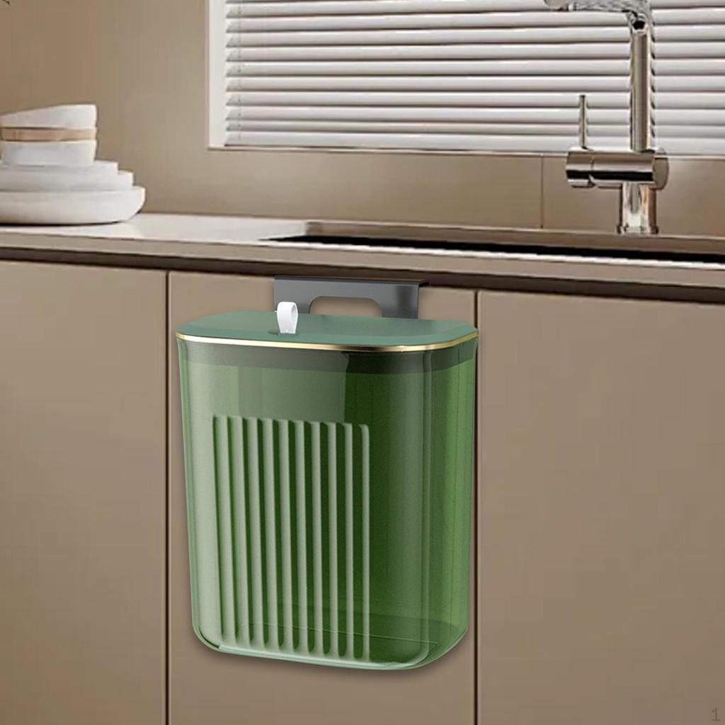Hanging Bin with Lid for Food Waste And Garbage Disposal
