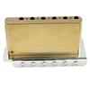 Musiclily Ultra 10.5mm Pitch 6-Point Support ST Tremolo Bridge Brass Saddle 36mm Brass Block for Strat Electric Guitar Chrome