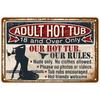 Retro Wall Art Tin Sign Interior Outdoor Aesthetic Room Vintage Home Decor Items Decoration Luxury Metal Sign Poster Plates Bar