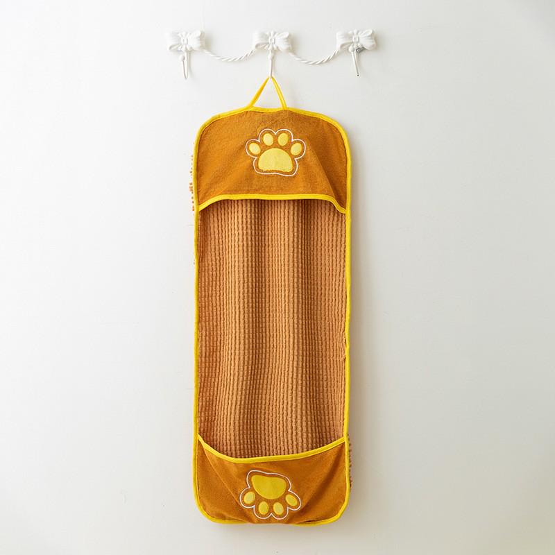 Extra Large Quick-Dry Absorbent Dog Bathrobe for Golden Retrievers and Shiba Inus
