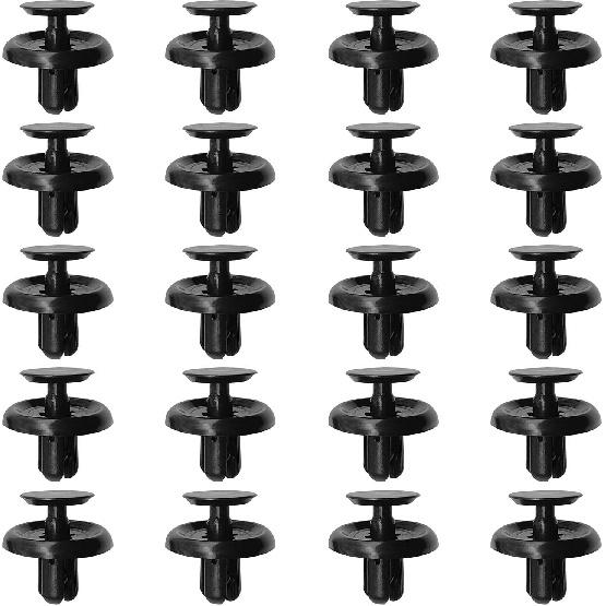 20 Pieces Push-in Retainer Clips Compatible with Toyota Lexus Camry Corolla Highlander RAV4 4Runner Engine Splash Shield Fender Liner Trunk Lid Under