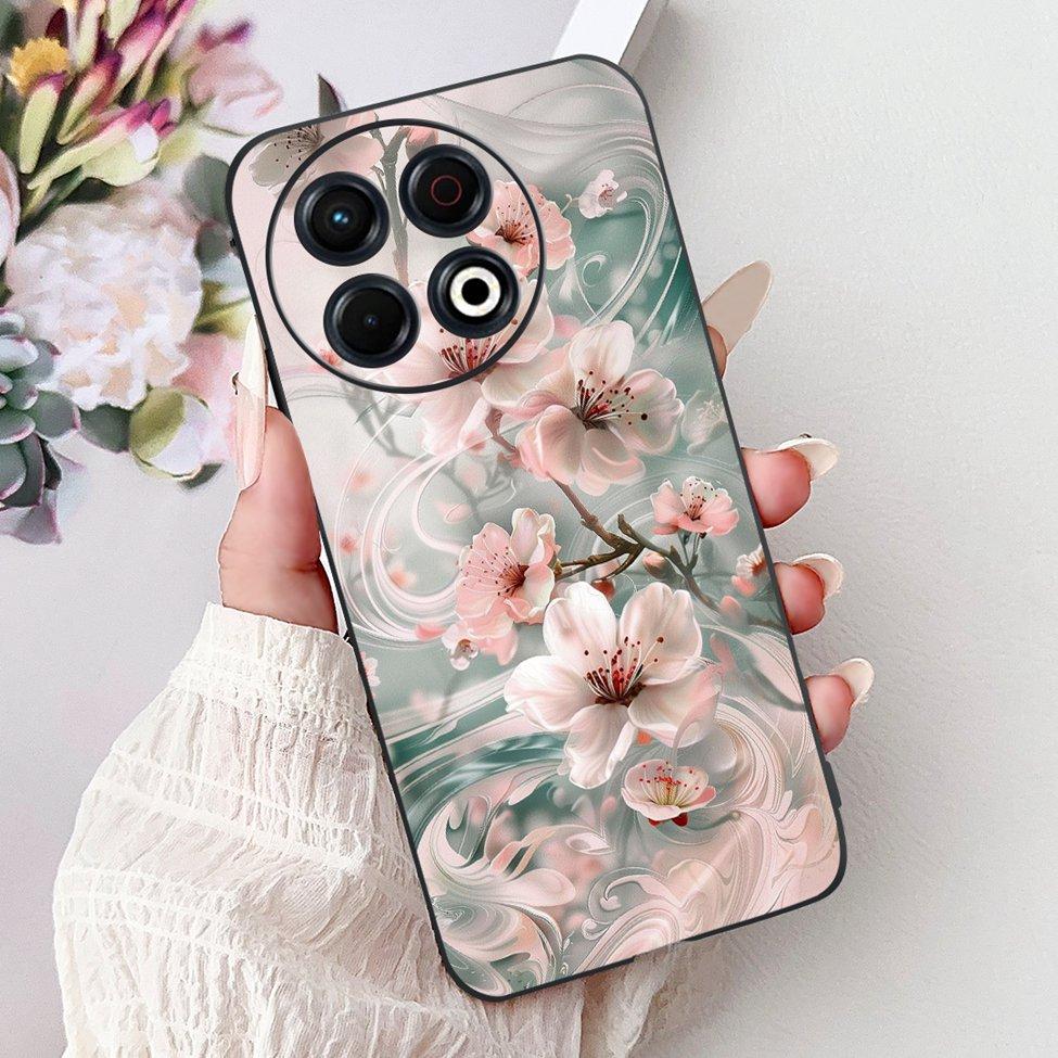 Voor Techno Spark 30 Pro 4G KL7 Cover Voor Tecno Spark 30 Pro 4G Hoesje Luxe Vlinder Liefde Mode Bloemen Cool Leeuw Schattig Geschilderd