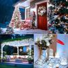 Solar Christmas Lights Outdoor Solar String Lights LED Fairy Lamp Twinkle Tree Light for Xmas Garden Patio Party Wedding Decor
