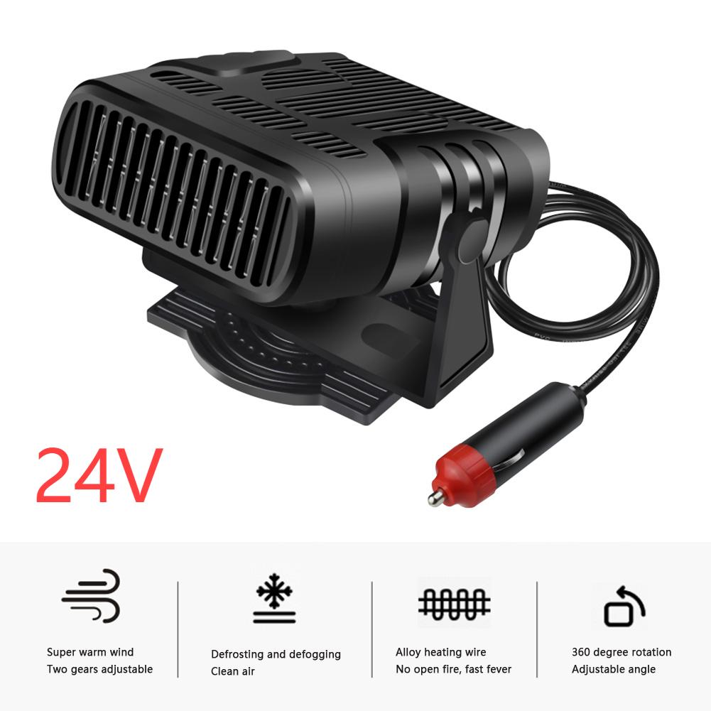 

12V/24V Universal Car Heater Automatic Hot Air Blower Electric Fan Winter Warmer Demister Windshield Defroster Heating Fan