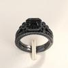 Geometric Design Timeless Womens Ring With Exquisite Zircon Embellishment In Premium White Gold And Gold Finishes Ideal Any For