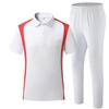Chinese Team Sportswear: Lapel Short Sleeve Polo & Long Pants Set for Martial Arts Coaches