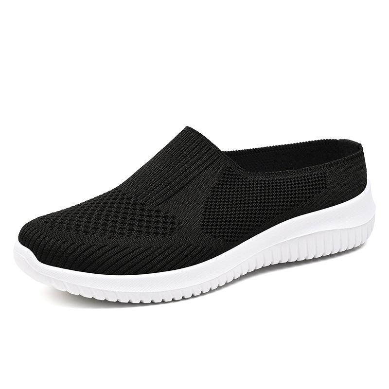 Plus Size Women's Breathable Flyknit Casual Shoes - Soft Sole 2025