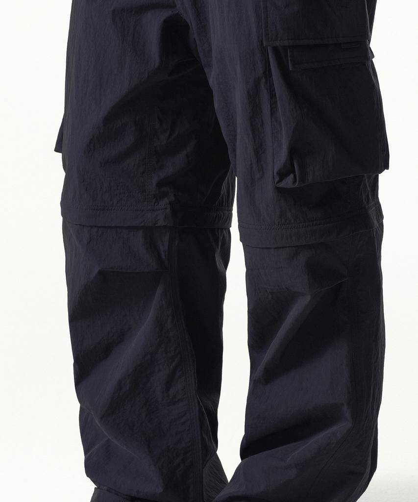 Musinsa Standard [City Leisure] Wide Belted Detachable Cargo Pants [Navy]