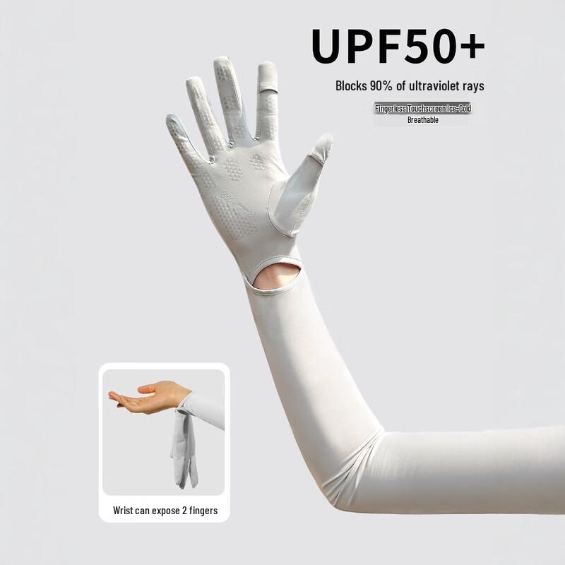 

Naijietang UV Protection Ice Sleeve Gloves (3 Pairs) One Size