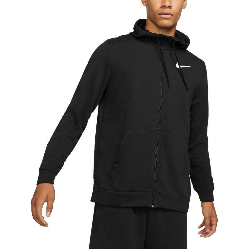 Nike Dri Fit Jackets Men's Black Hooded Moderate Other CZ6377-010
