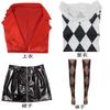 Clown Costume Clown Harley Quinn Costume Halloween Stage Dress Up Holiday Costume