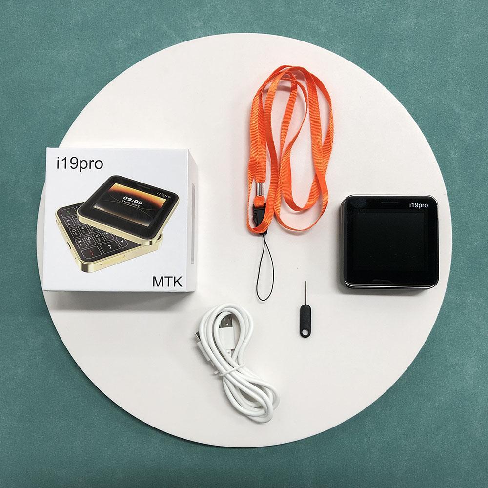 I19 Pro Slider Phone 2.4inches Dual SIM Classic 2G Mini Phone Multiple Colors Optional Portable Super Small Feature CellPhone