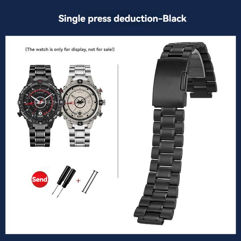 

Solid stainless steel watchband For TIMEX T2N720 T2N721 TW2T7650 TW2T76300 metal strap 24*16mm Lug End Bracelet wristband 24.16mm