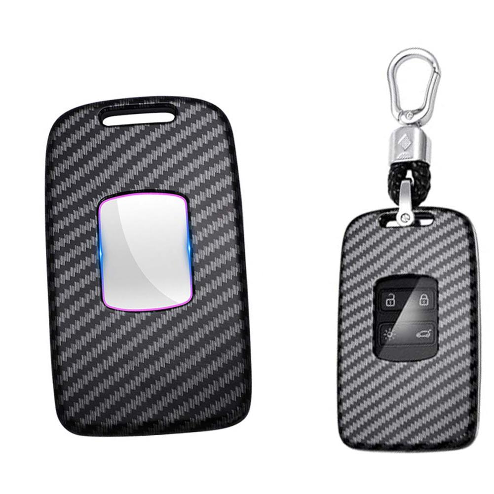 Key Protective Cover Case ABS Material with Keychain for Renault For Koleos For Kadjar For Megane For Clio Talisman