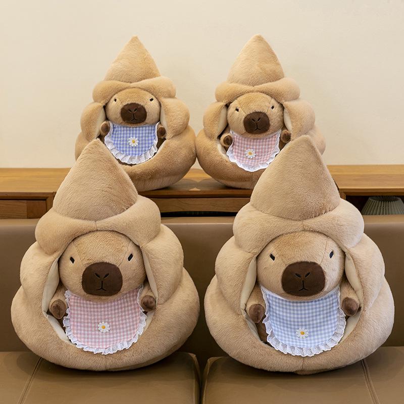 Adorable Capybara Nesting Doll Plush Toy - Detachable, Creative Rag Doll Gift for Boys and Girls