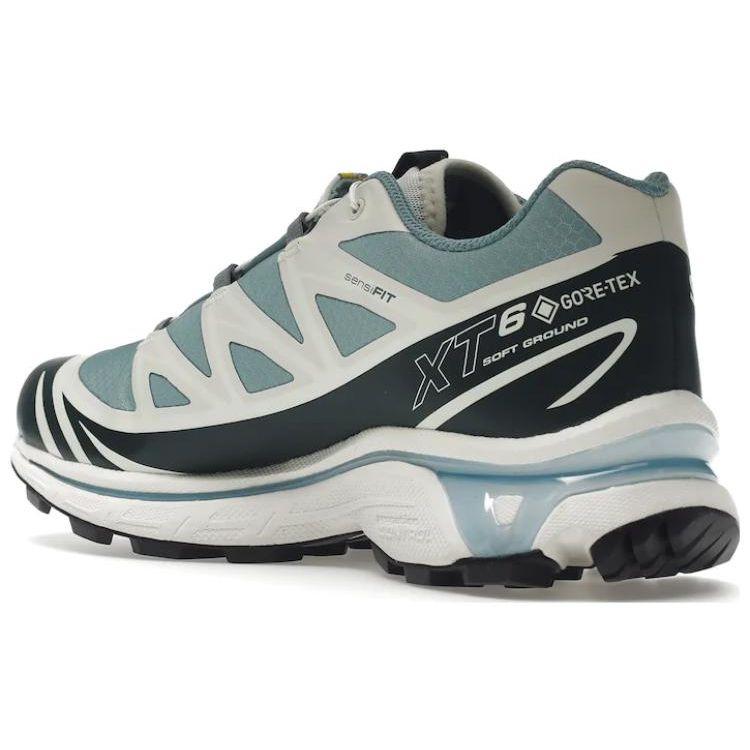 Kith X Salomon Gore-Tex Leather Slip-Resistant Durable Low-Top Outdoor Functional Shoes Unisex Shoes Blue Light-Blue 472068