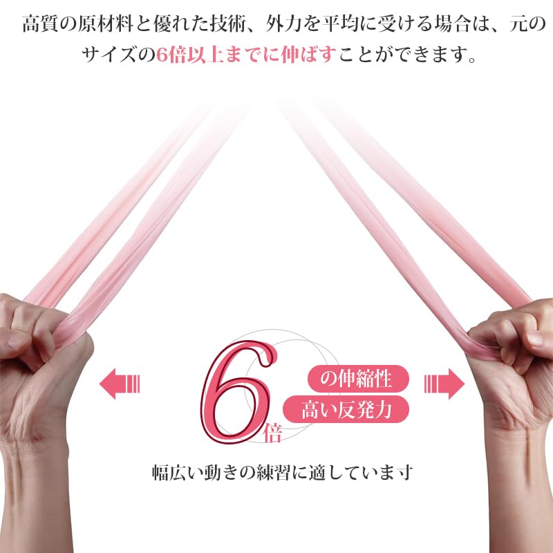 Fitness Training Yoga Natural Rubber Stretch for Weight Muscle Butt Leg TPE Ideal for Strength Training and Rehabilitation Bands, Tubes, Bands, Bands,