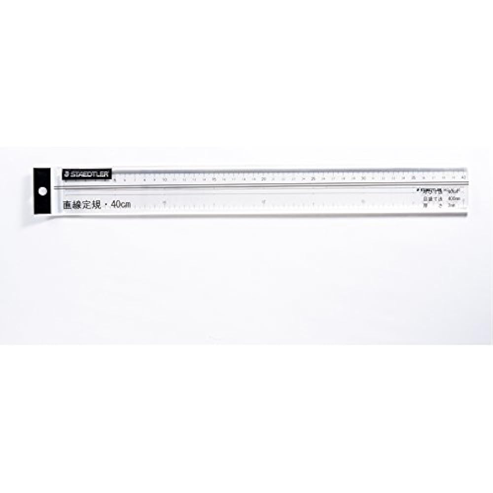 STAEDTLER (STAEDTLER) Ruler with Scales On Both Sides 40cm 962 20-40