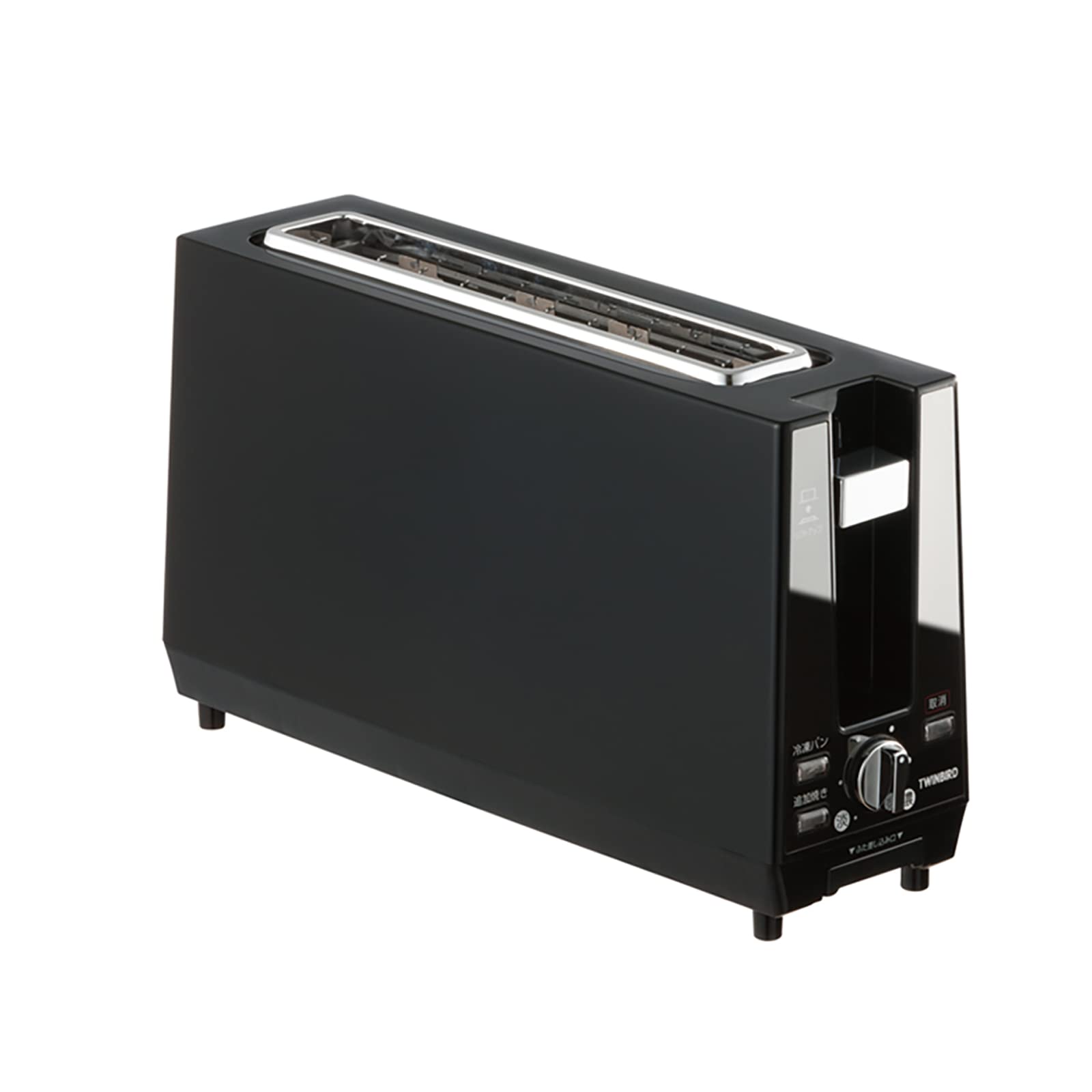 

Twin Bird Tsubame Sanjo Toaster Тостер 2 шматки Тонкий рогалик 11 см Mountain Bread Оснащений режимом замороженого хліба Стильний тонкий Регульований колір підрум’янювання
