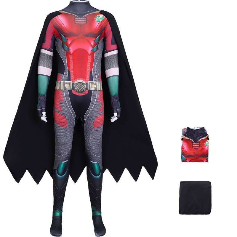 Dc Titans Robin Cosplay Costume With Polyester Fabric For Anime Role Play 170