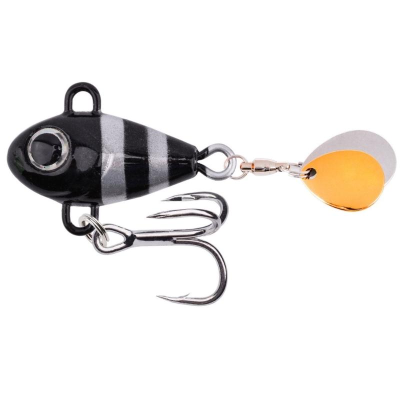 Artificial Hard Baits Sequins Tackle Crankbait Vibration Spinners Sinking Baits Enhances Fish Attracting Performances