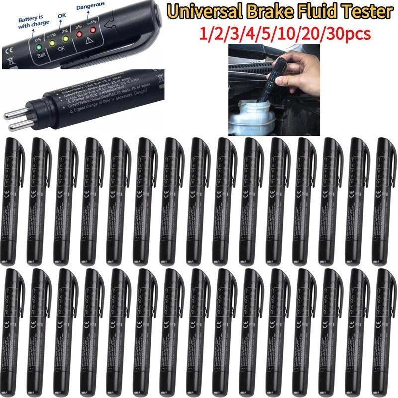 Universal Brake Fluid Tester Accurate Oil Quality Diagnostic Tools LED Indicator Liquid Testing Pen Car Brake Fluid Tester Pen