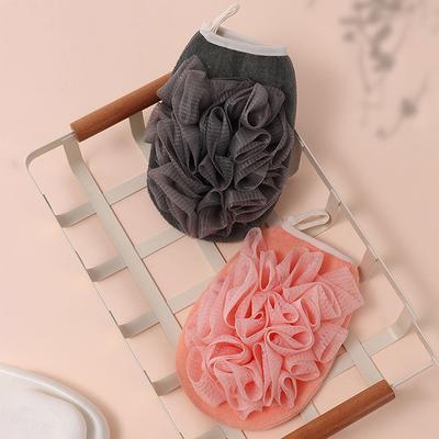 Exfoliating Double-Sided Gloves Body Cleaning Bath Flower Bathroom Shower Ball Body Scrubber Bath Sponge Towel Bathroom Tool