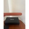 Used PRADA Prada Saffiano Round Zipper Long Wallet Orange