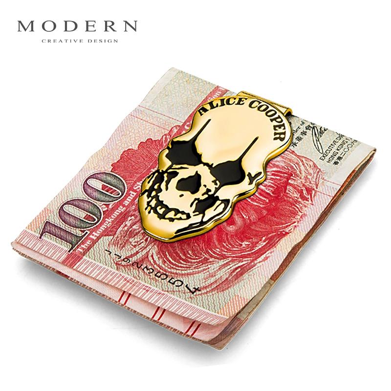 Modern Lucky Deer Head Wallet, Metal Wallet Wallet, Banknote Clip, Men's and Women's Stainless Steel Wallet