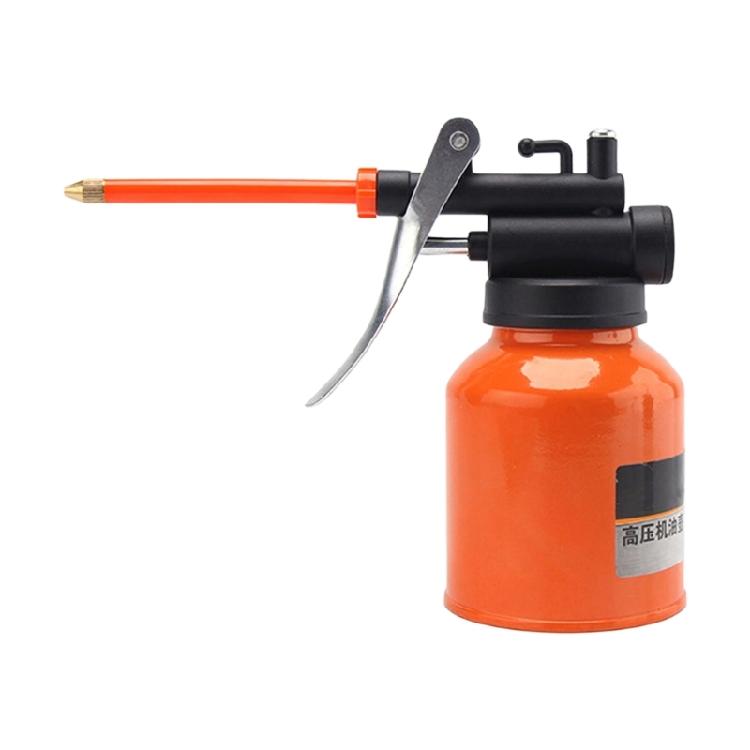 High Pressure Lubricating Oil Storage Can with Long Flexible Spout for Industrial and Home Use Metal Hand Pump Oiler Can