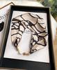 Magnetic Buckle Silk Scarf Headband Internet Celebrity New Magnetic Buckle Bracelet Small Long Women's Summer Casual Necklace Diamond Neck Band
