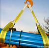 3 Ton Flat Webbing Lifting Sling CE Certified High-Strength Soft Yellow Polyester Eye-to-eye Webbing 2m