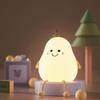 Pear-Shaped Silicone Night Light: Soft, Eye-Friendly, Rechargeable Bedroom Atmosphere Lamp