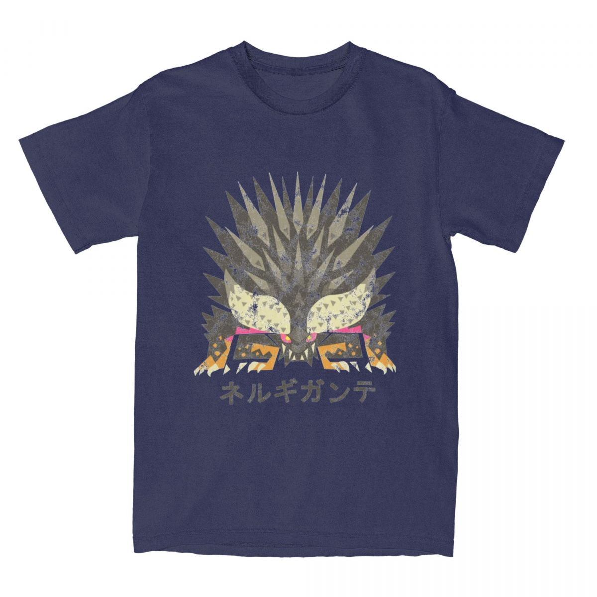 

Футболка с иконкой Нергиганте из Monster Hunter World, парная, винтажная, хлопковая, летняя, с круглым вырезом, хип-хоп, оптовая продажа, топы 4XL