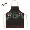 Spooky Kitchen Decor Halloween Butcher Apron with Realistic Blood Stain Washable Protective Work Apron Cosplay Devil Outfit Horror Costume Prop for