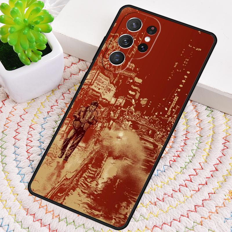 Taxi Driver 1976 Film Poster TPU Phone Case For Samsung Galaxy Note 10 Pro S26 S25 S24 S23 S22 Ultra Plus S21 FE S20 Cover
