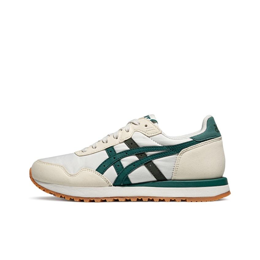 Asics Tiger Runner Ii Low Top Sports Casual Shoes Unisex Sneakers Light-Gray Green 1203A956-020