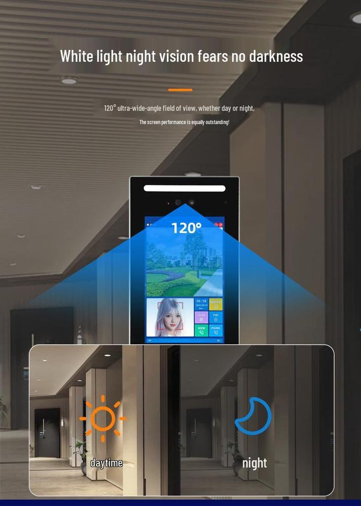 7" Touchscreen Digital Visual Intercom System with Remote Mobile Unlocking