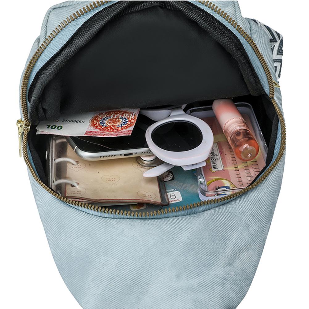 Women Stylish Crossbody Bag with Wide Strap Vintage Chest Bag PU Leather Simple Shoulder Bag Travel Outdoor Bag