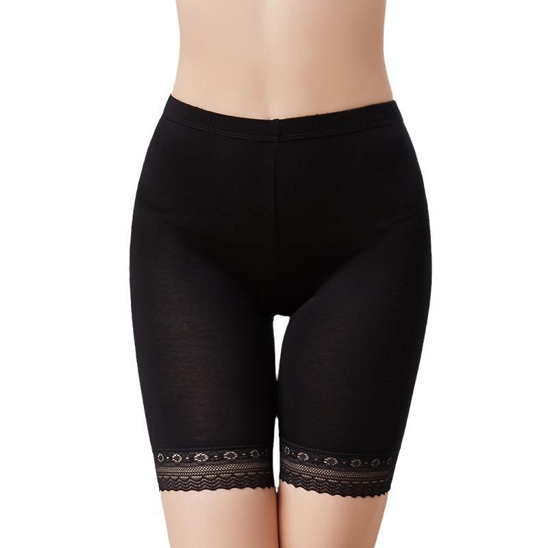 Safety Pants Women Sexy Lace Edge Leggings Large Size Underwear High Waisted Seamless Summer Slimming Panties Breathable Boxers